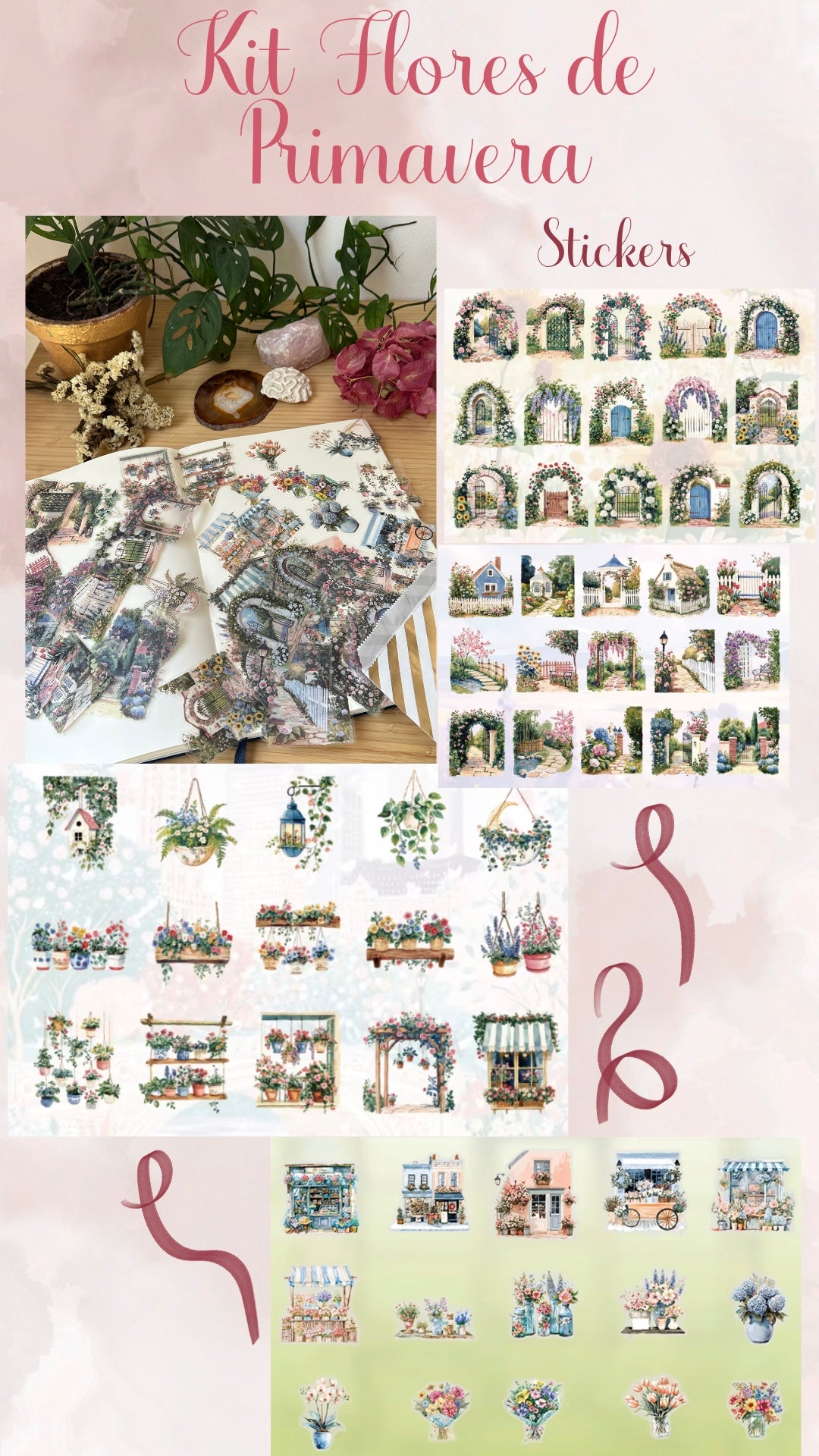 🌷🌸✨ KIT FLORES DE PRIMAVERA✨🌸🌷