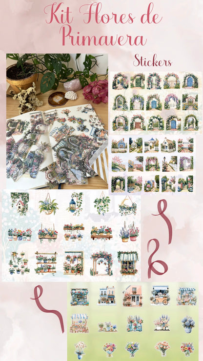 🌷🌸✨ KIT FLORES DE PRIMAVERA✨🌸🌷