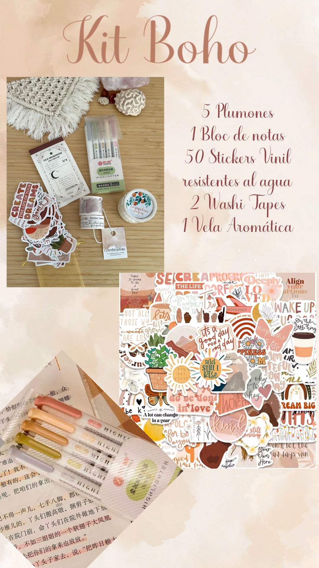 🌵✨ KIT BOHO  ✨🌱
