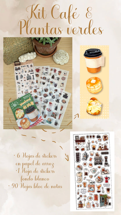 ☕️🧋🌿✨ KIT CAFÉ & PLANTAS VERDES ✨🌿🧋☕️