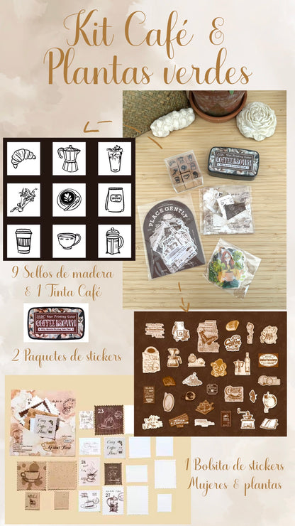 ☕️🧋🌿✨ KIT CAFÉ & PLANTAS VERDES ✨🌿🧋☕️