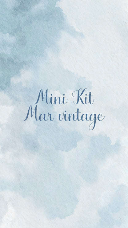 🌊🐠✨MINI KIT MAR VINTAGE ✨🌊🐋