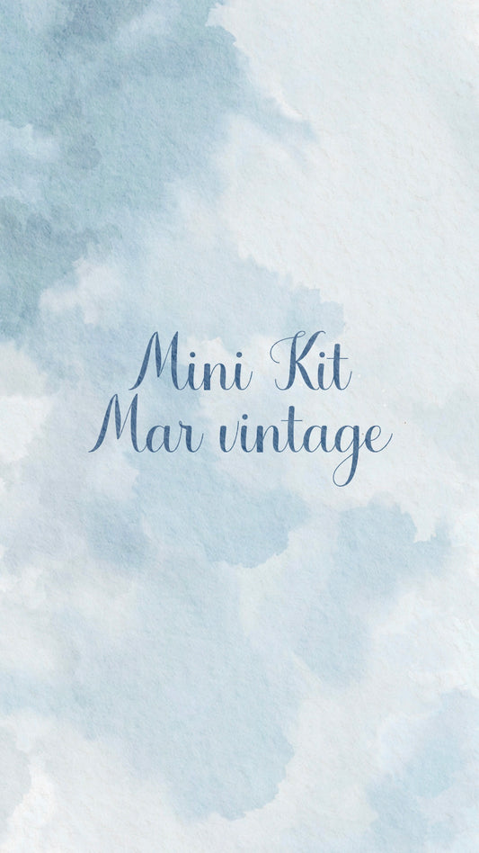 🌊🐠✨MINI KIT MAR VINTAGE ✨🌊🐋