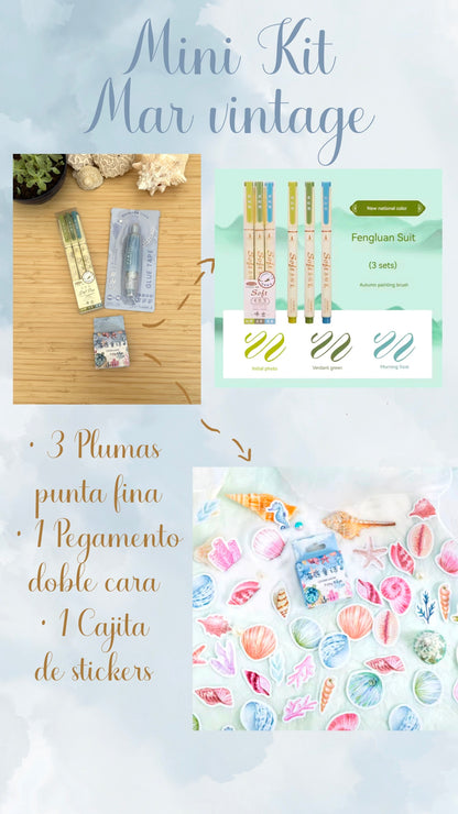 🌊🐠✨MINI KIT MAR VINTAGE ✨🌊🐋