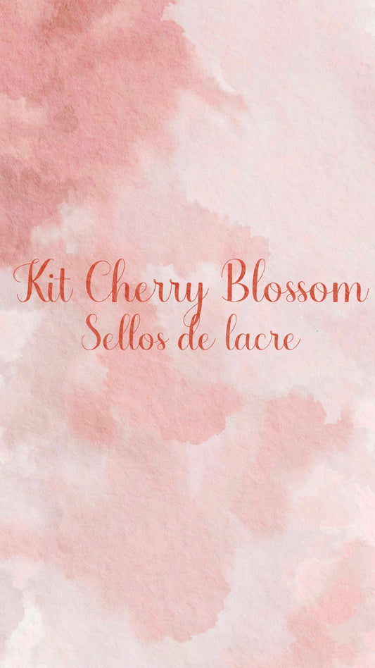 🌸🌳✨ KIT CHERRY BLOSSOM & SELLOS DE LACRE✨🌳🌸
