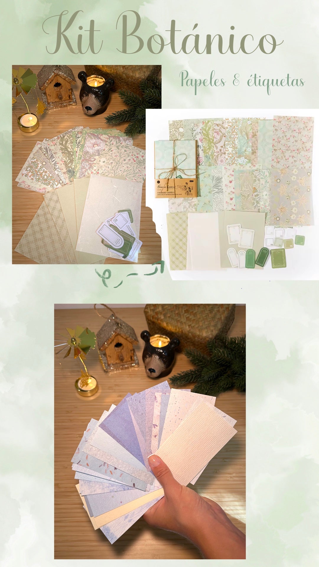 🌿🍃🥀✨ KIT BOTANICO ✨🥀🍃🌿