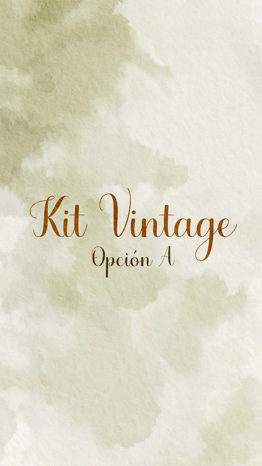 💚✨ KIT VINTAGE - OPCION A ✨💚