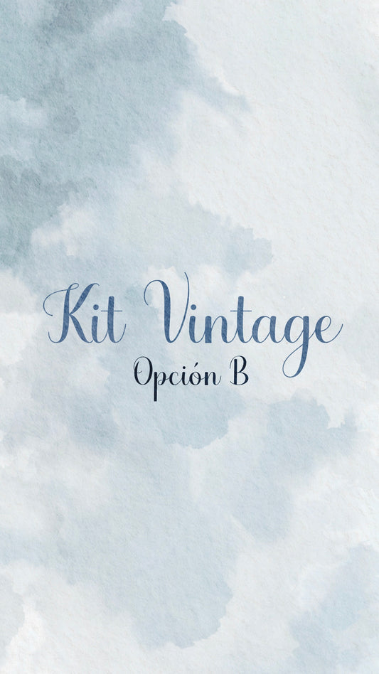 💙✨ KIT VINTAGE - OPCION B ✨💙