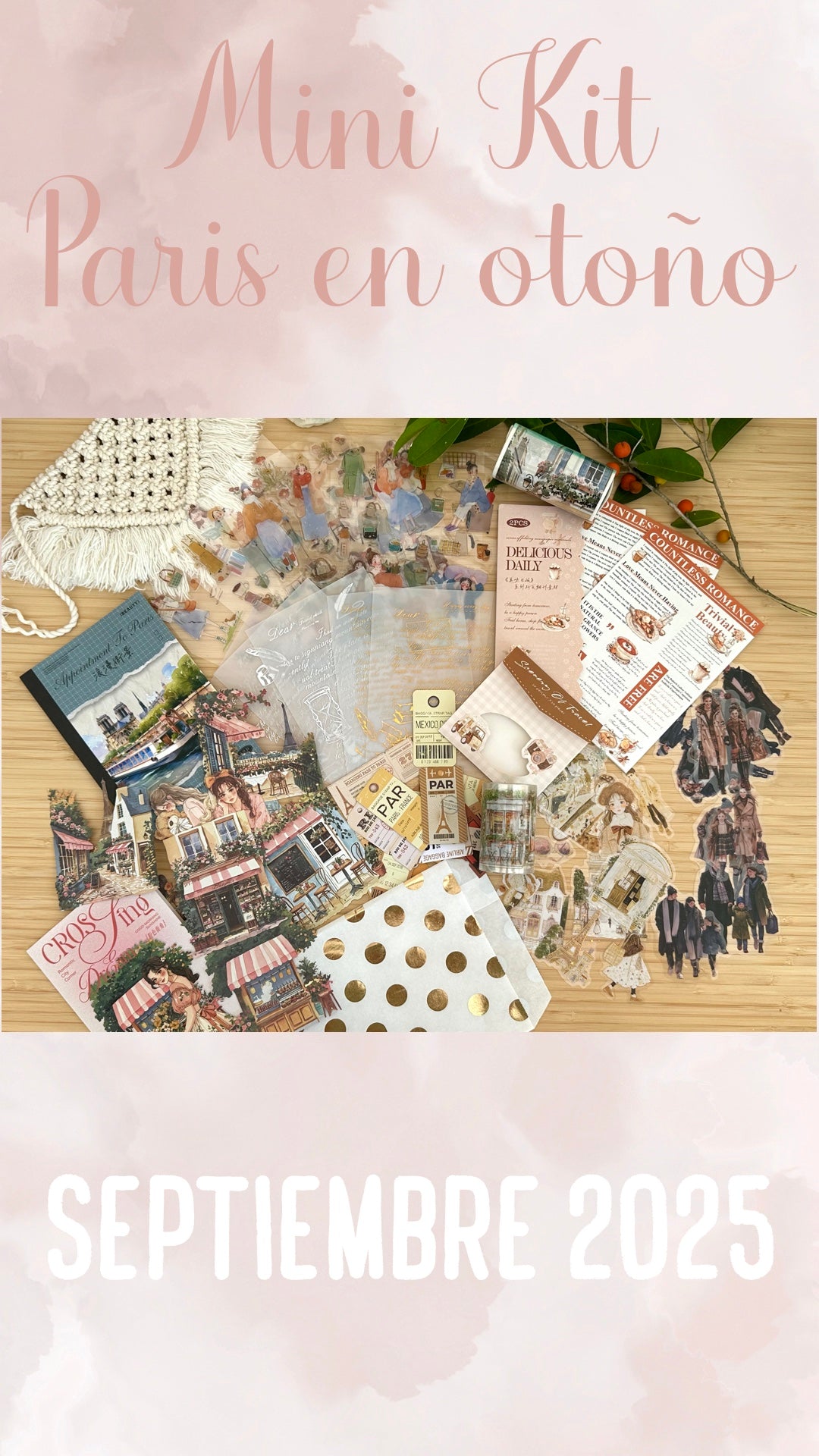 🍁🇫🇷✨MINI KIT PARIS EN OTOÑO✨🇫🇷🍁