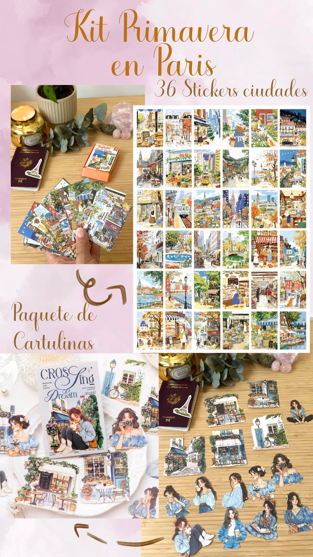 🇫🇷🥖🌸✨ KIT PRIMAVERA EN PARIS✨🌸🥖🇫🇷