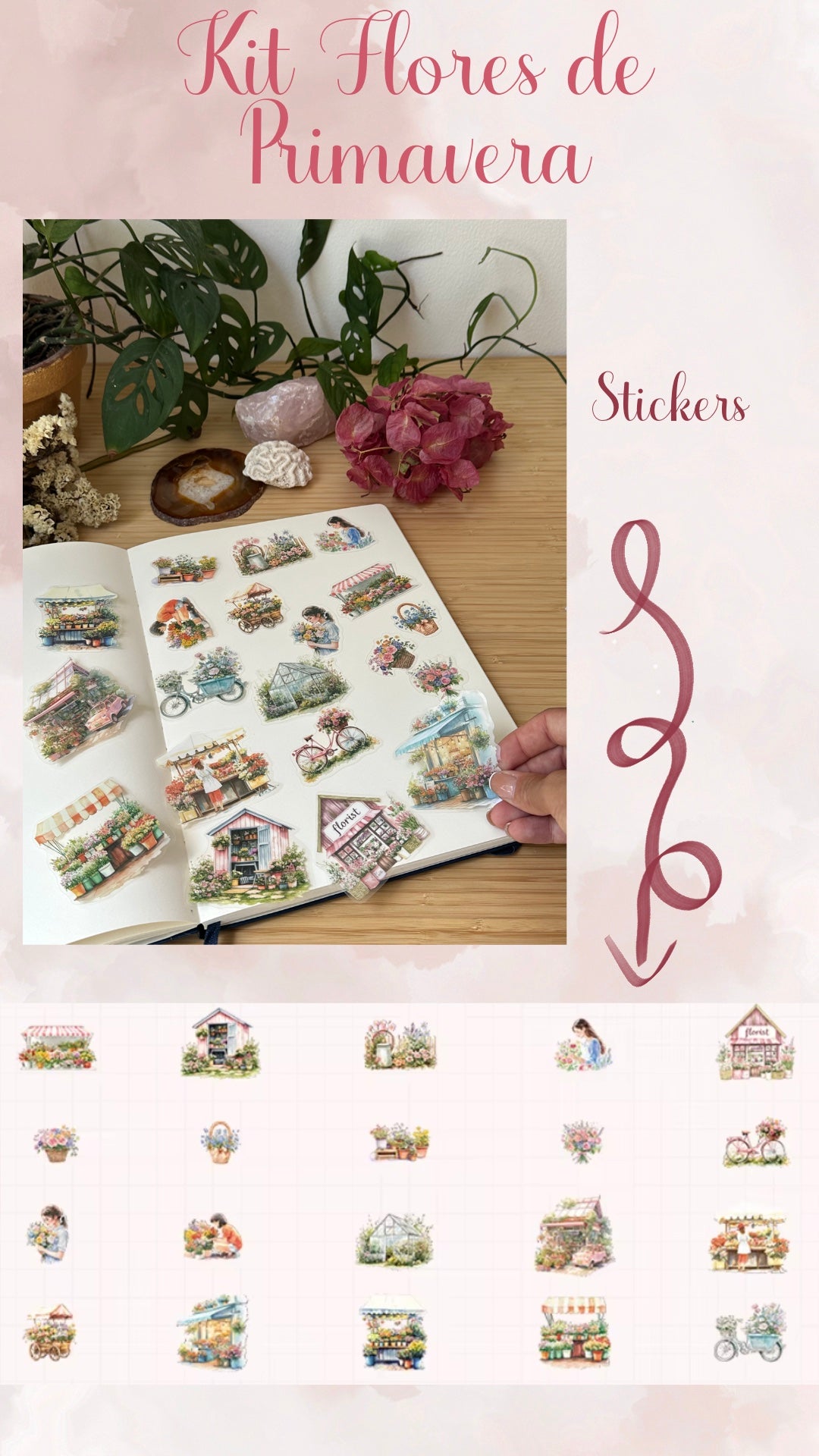 🌷🌸✨ KIT FLORES DE PRIMAVERA✨🌸🌷