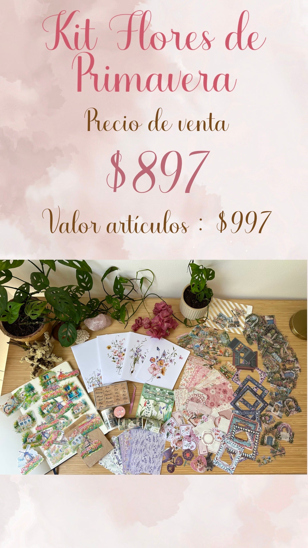 🌷🌸✨ KIT FLORES DE PRIMAVERA✨🌸🌷