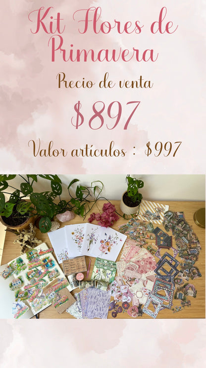 🌷🌸✨ KIT FLORES DE PRIMAVERA✨🌸🌷
