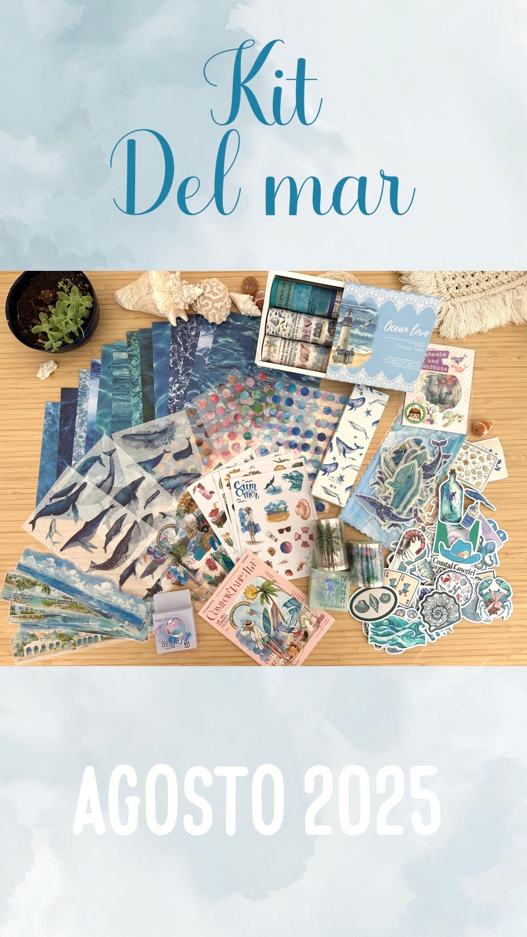 🐠🐋🐳✨KIT DEL MAR ✨🐳🐋🐠