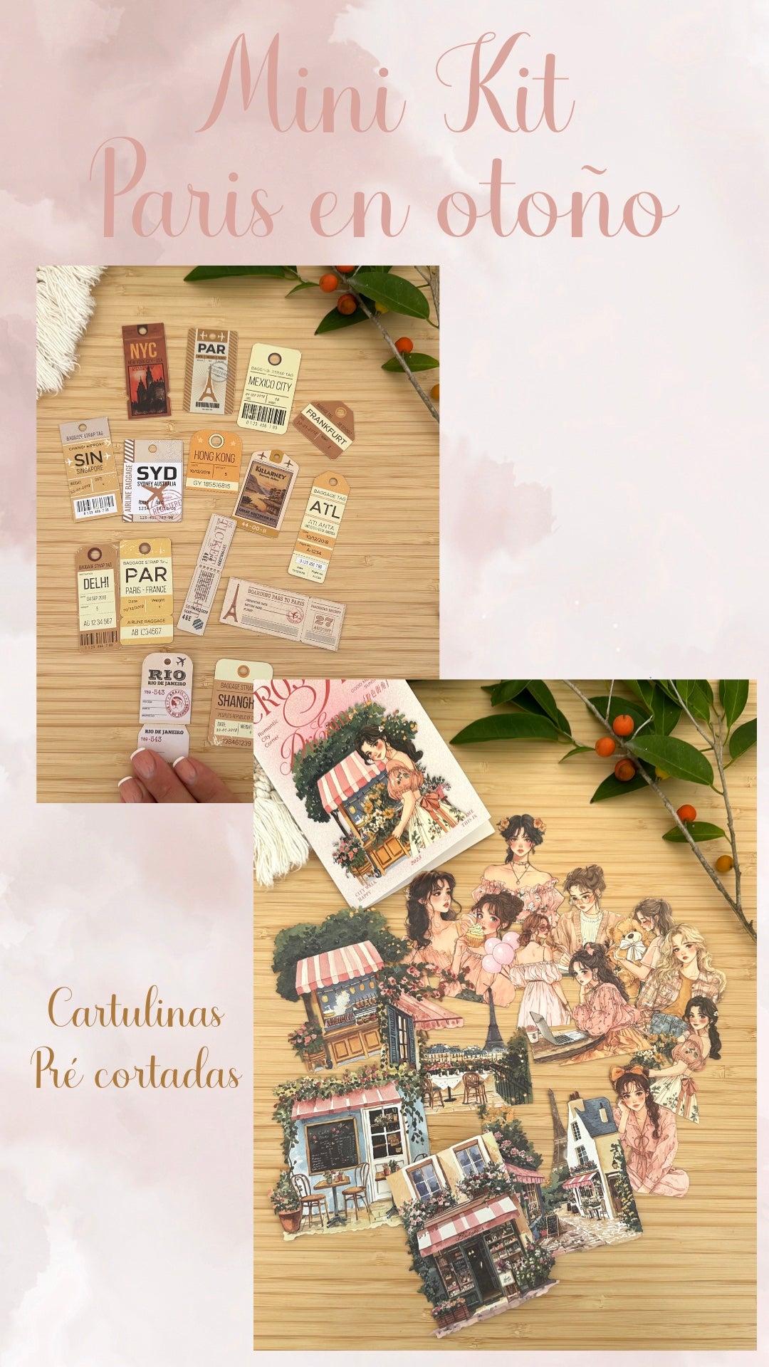 🍁🇫🇷✨MINI KIT PARIS EN OTOÑO✨🇫🇷🍁