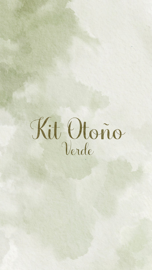 🍂🌿 KIT OTOÑO - TONOS VERDES 🌿🍂