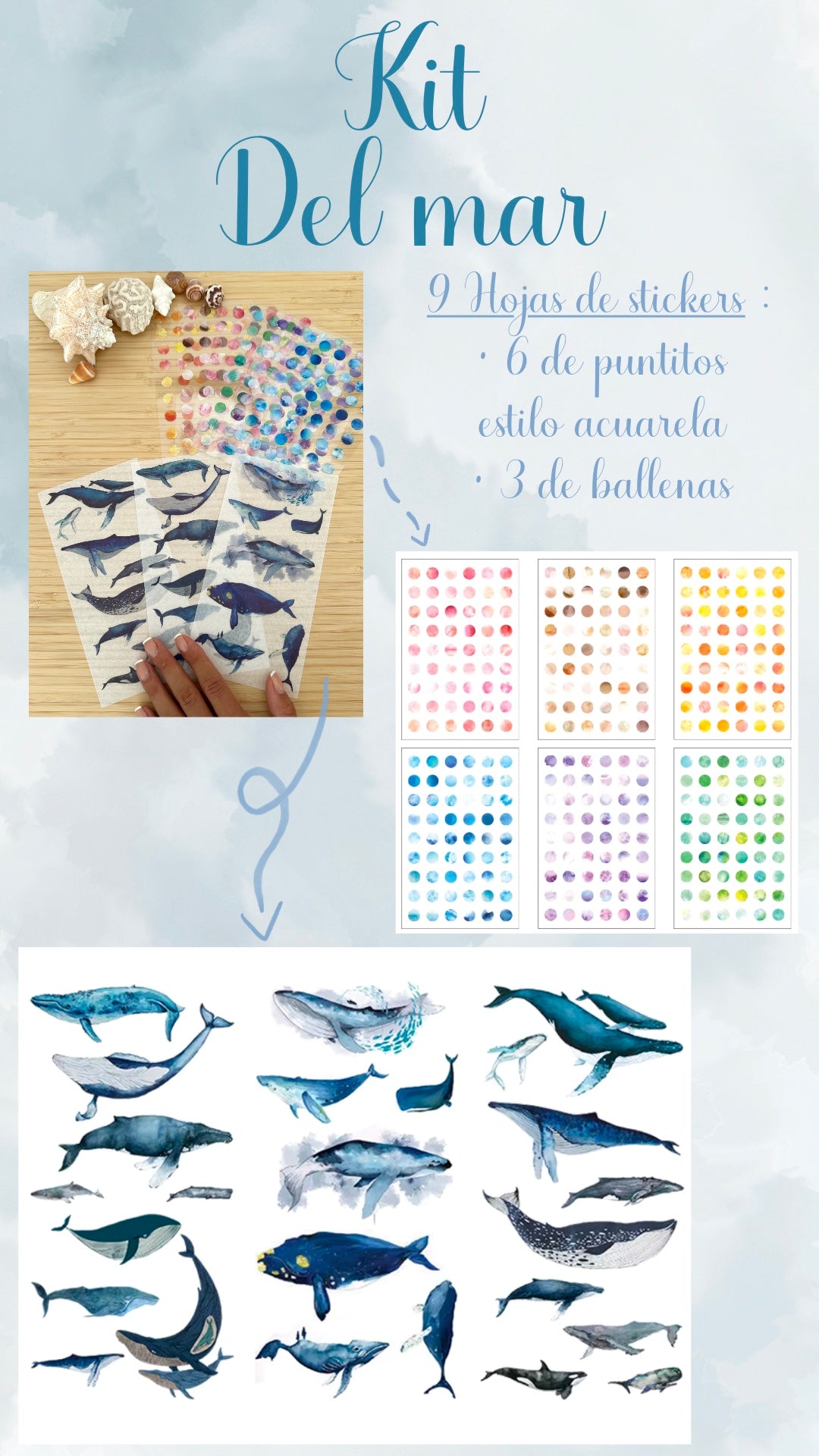 🐠🐋🐳✨KIT DEL MAR ✨🐳🐋🐠
