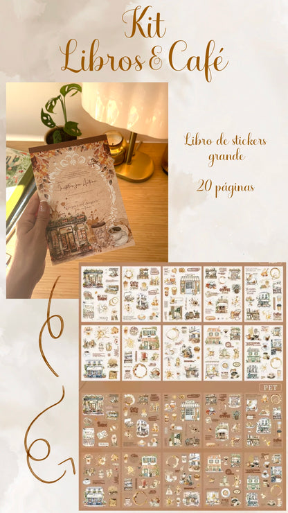 ☕️📚📔✨ KIT LIBROS & CAFÉ ✨📔📚☕️