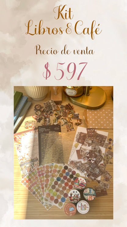 ☕️📚📔✨ KIT LIBROS & CAFÉ ✨📔📚☕️