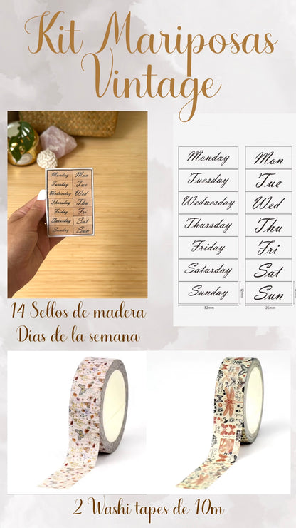 🦋✨ KIT MARIPOSAS VINTAGE✨🦋