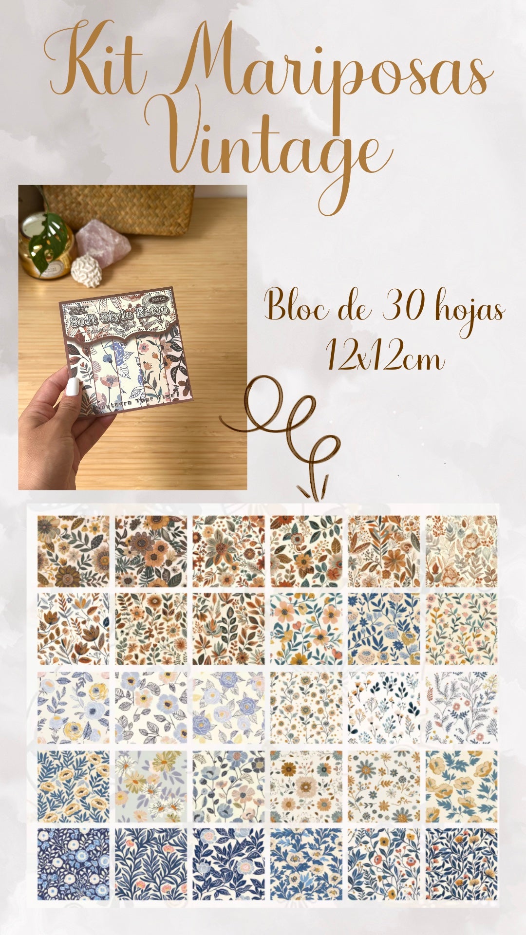 🦋✨ KIT MARIPOSAS VINTAGE✨🦋