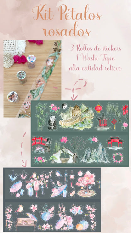🌸✨ KIT PETALOS ROSADOS✨🌸