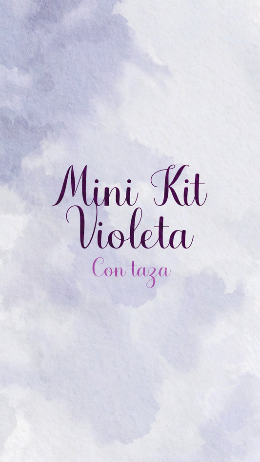 💜🪻✨ MINI KIT VIOLETA CON TAZA ✨🪻💜