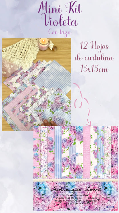 💜🪻✨ MINI KIT VIOLETA CON TAZA ✨🪻💜