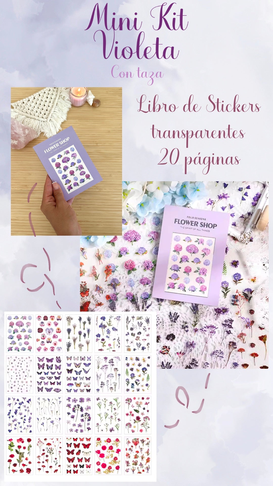 💜🪻✨ MINI KIT VIOLETA CON TAZA ✨🪻💜