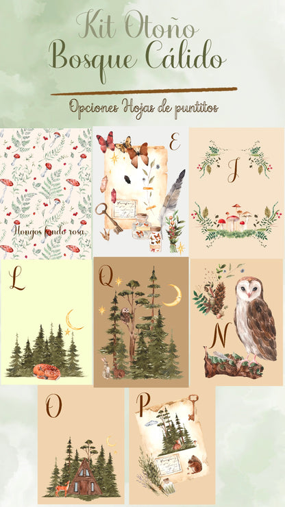 🌳✨ KIT OTOÑO - BOSQUE CALIDO✨🌳