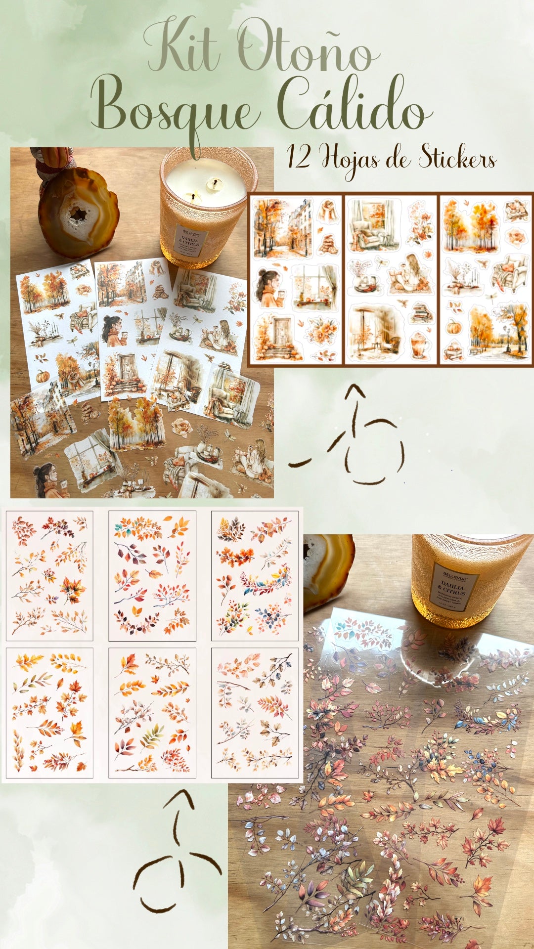 🌳✨ KIT OTOÑO - BOSQUE CALIDO✨🌳