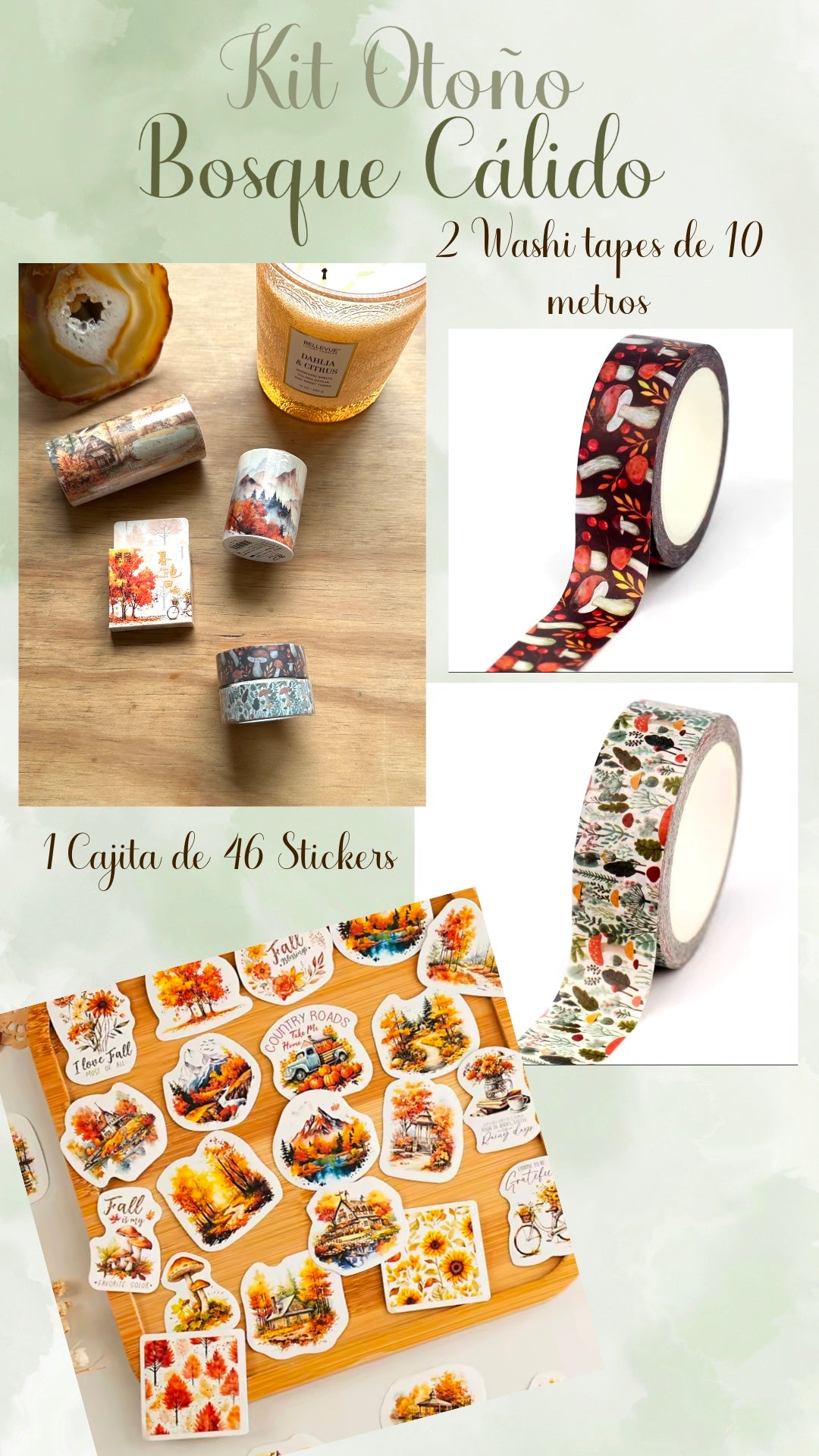 🌳✨ KIT OTOÑO - BOSQUE CALIDO✨🌳