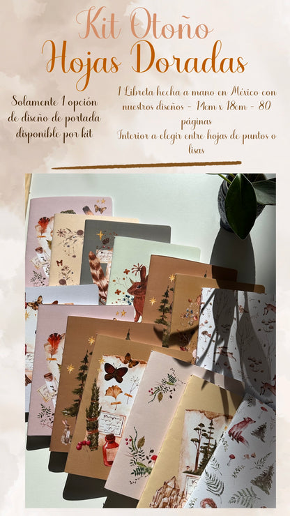 🍁🍂✨ KIT OTOÑO - HOJAS DORADAS✨🍂🍁