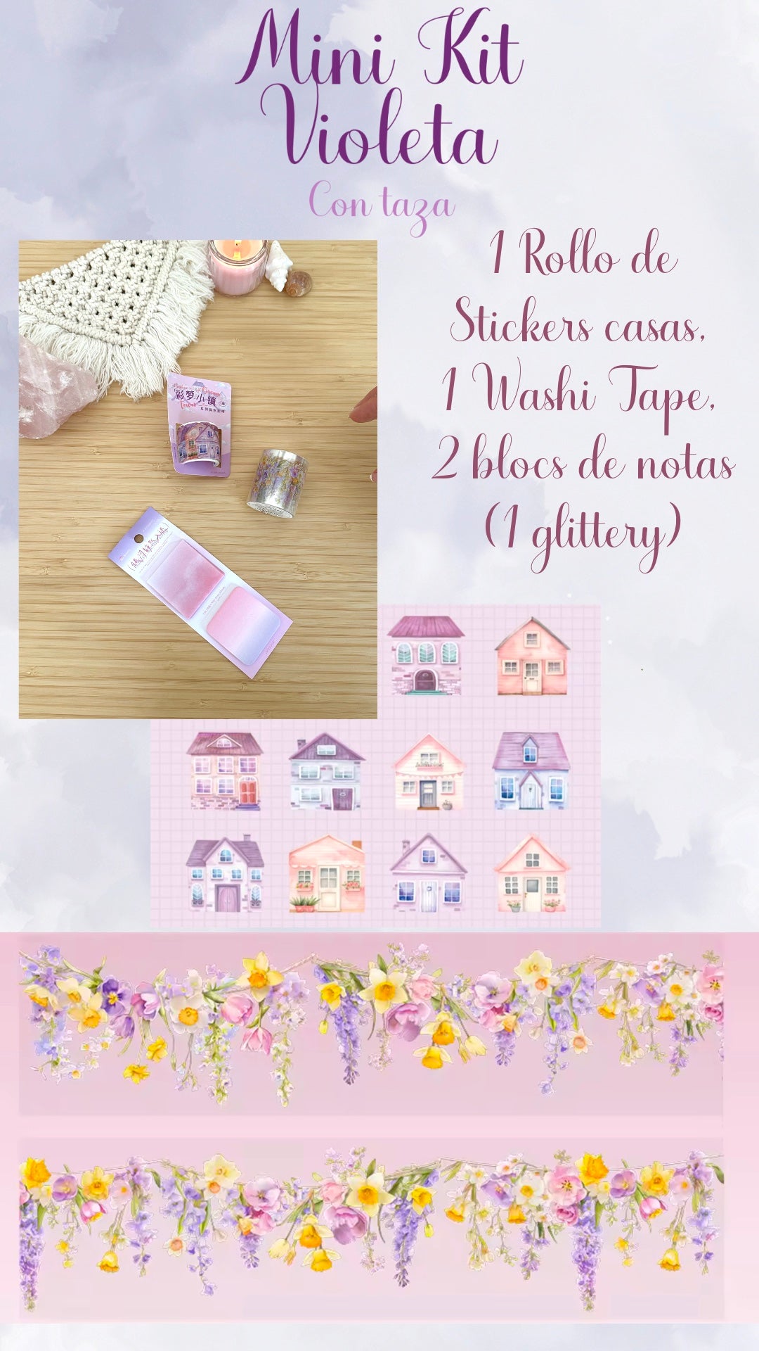 💜🪻✨ MINI KIT VIOLETA CON TAZA ✨🪻💜