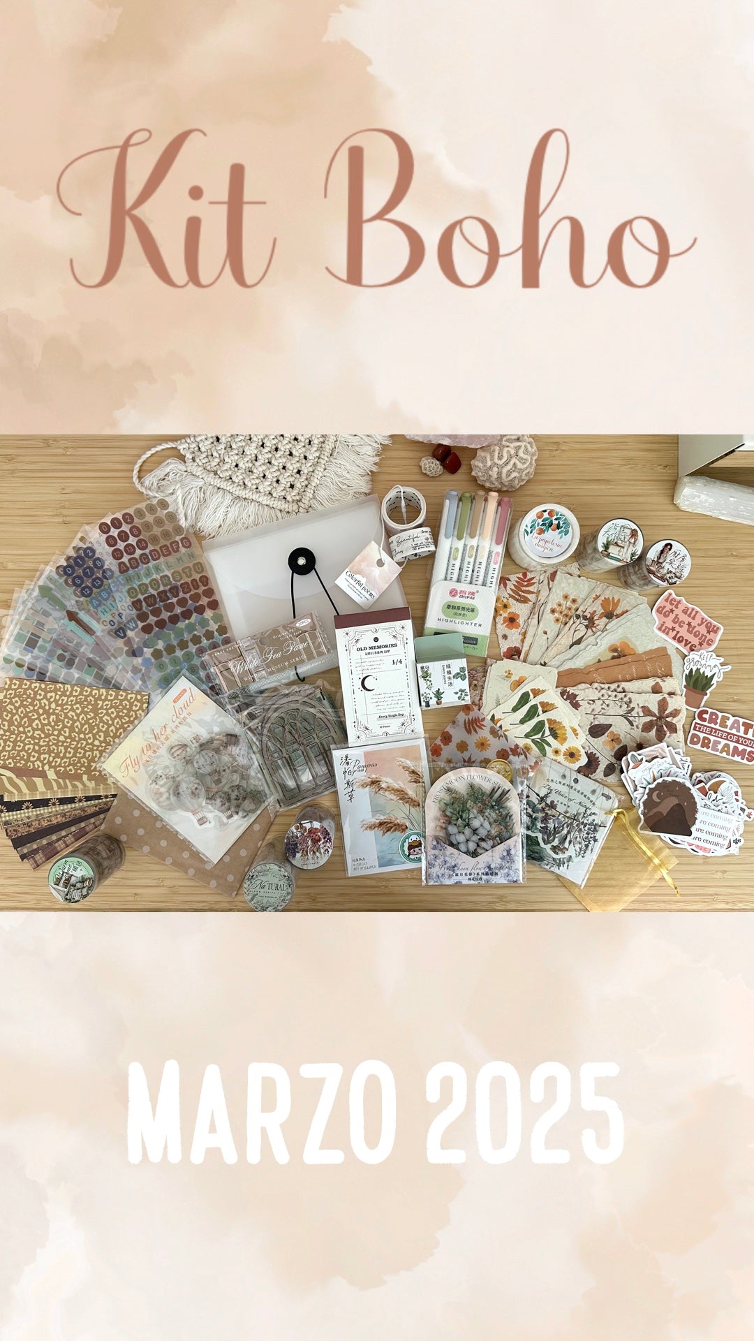 🌵✨ KIT BOHO  ✨🌱