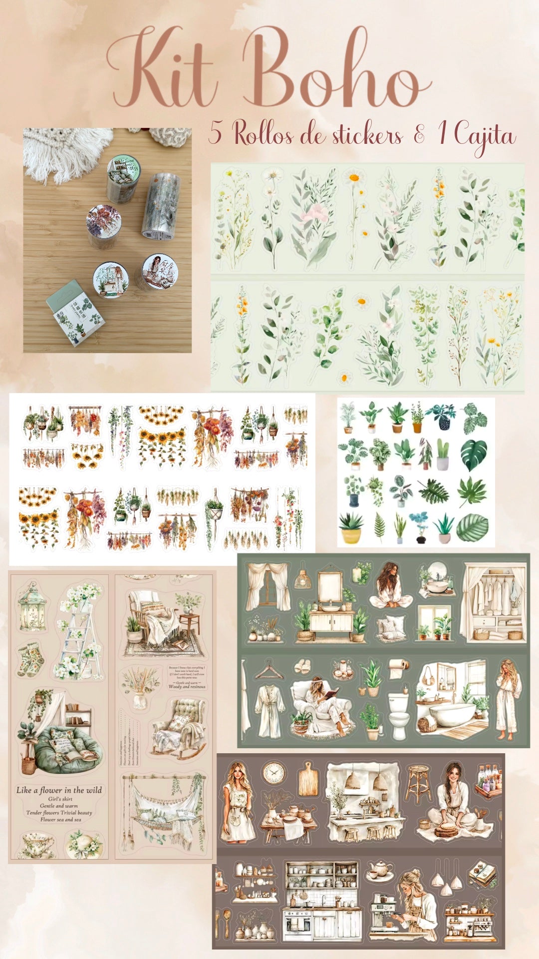 🌵✨ KIT BOHO  ✨🌱