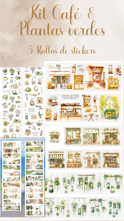 ☕️🧋🌿✨ KIT CAFÉ & PLANTAS VERDES ✨🌿🧋☕️