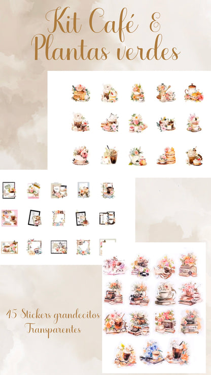 ☕️🧋🌿✨ KIT CAFÉ & PLANTAS VERDES ✨🌿🧋☕️