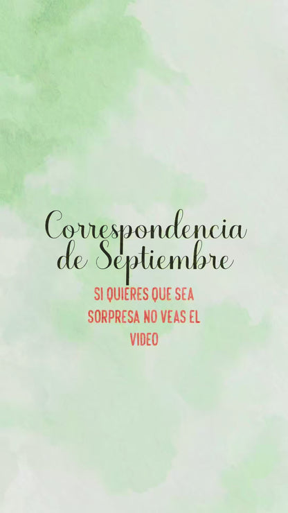🌸 CORRESPONDENCIAS DE SEPTIEMBRE & OCTUBRE 🌸